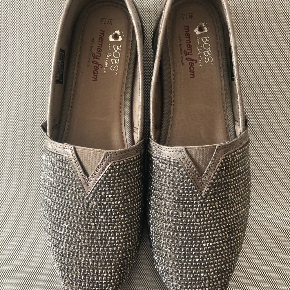 Skechers® BOBS Luxe Women's Flats pewter